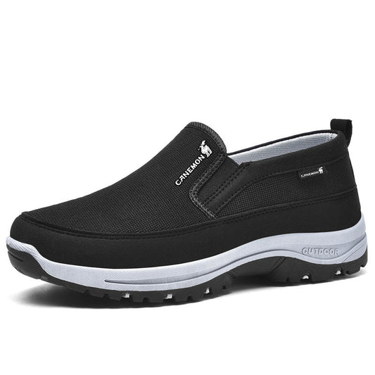 Men's Arch Support Loafers Waterproof Breathable Lightweight Non-Slip Walking Shoes