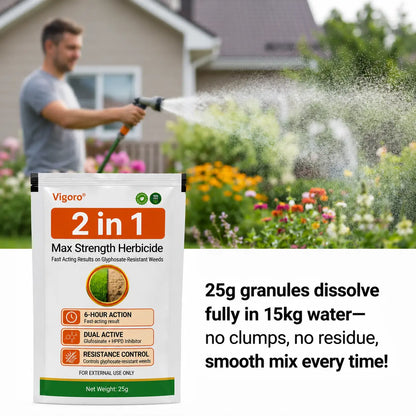 🔥Vigoro® Advanced 2-in-1 Pro+ Herbicide | Upgraded Formula for 6-Hour Rapid Kill, Root Eradication & Destroys Glyphosate-Resistant Weeds