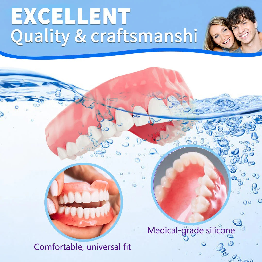 Premium Comfort-Fit Denture Set – Natural-Looking Smile, Easy At-Home Fit